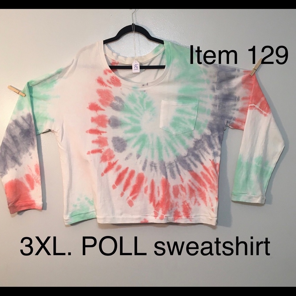 3XL. POLL Sweatshirt. Made out of 100% Cotton.  NWOT. Item# 129